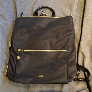 Tumi Jena convertible purse backpack in black